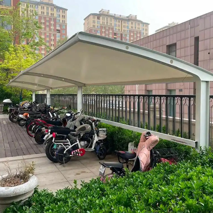 阿拉山口市膜结构电动车棚